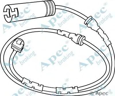 APEC BRAKING wir5270 -  Указатель износа, накладка тормозной колодки